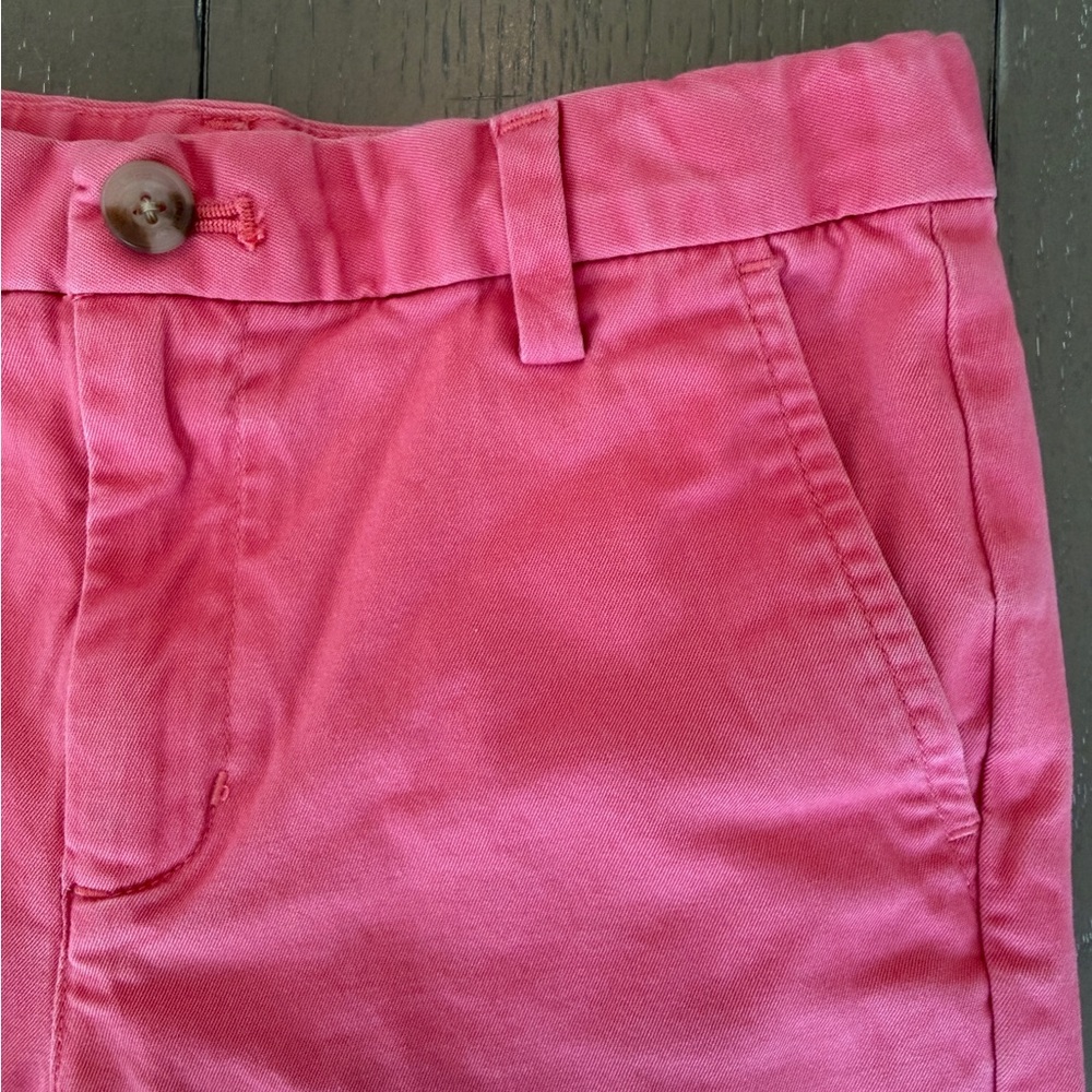Vineyard Vines Boys’ Summer Khaki Pink/Coral Classic Breaker Shorts • Size 7 (S) - Picture 6 of 12